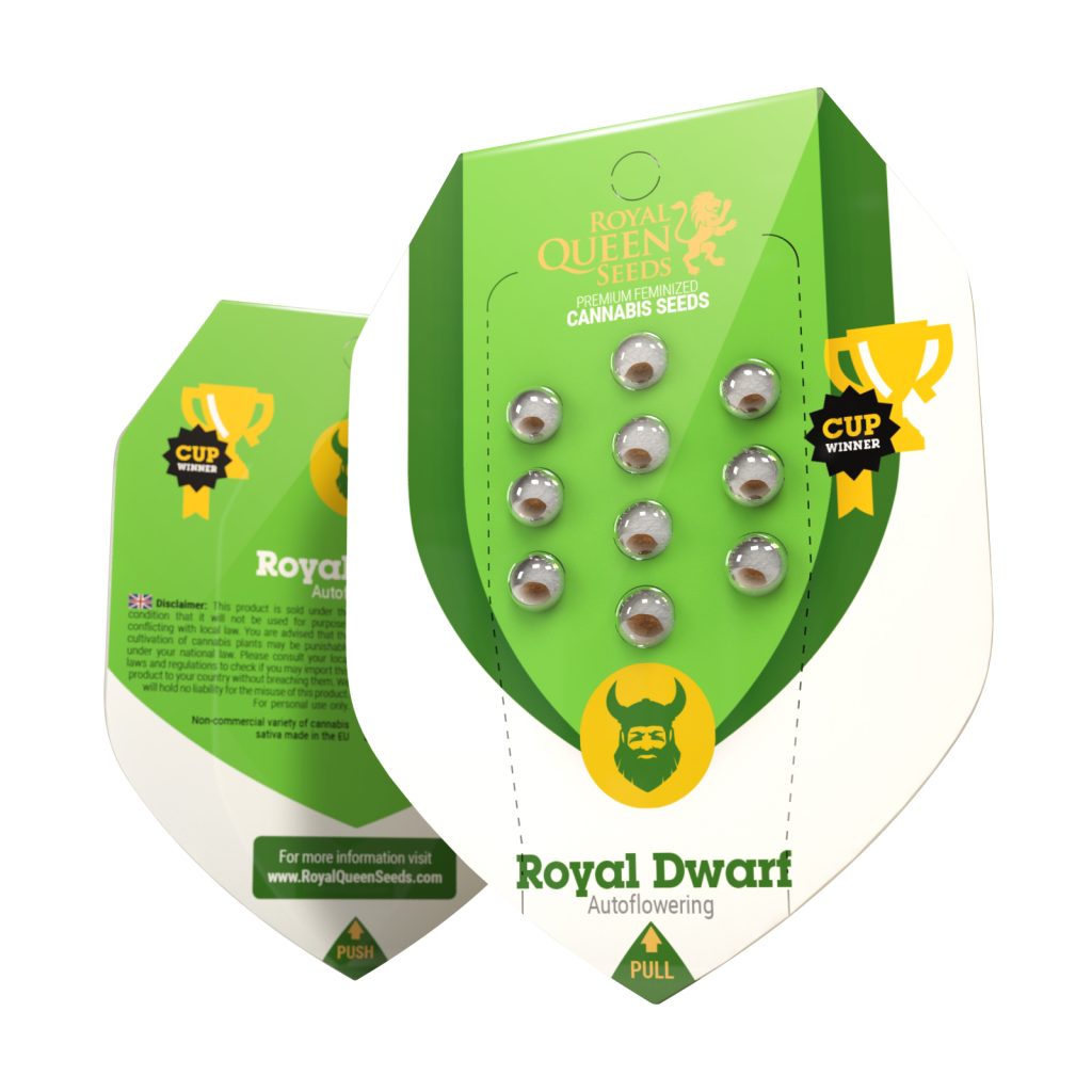 Buy Royal Dwarf cannabis seeds uk from Royal queen seeds